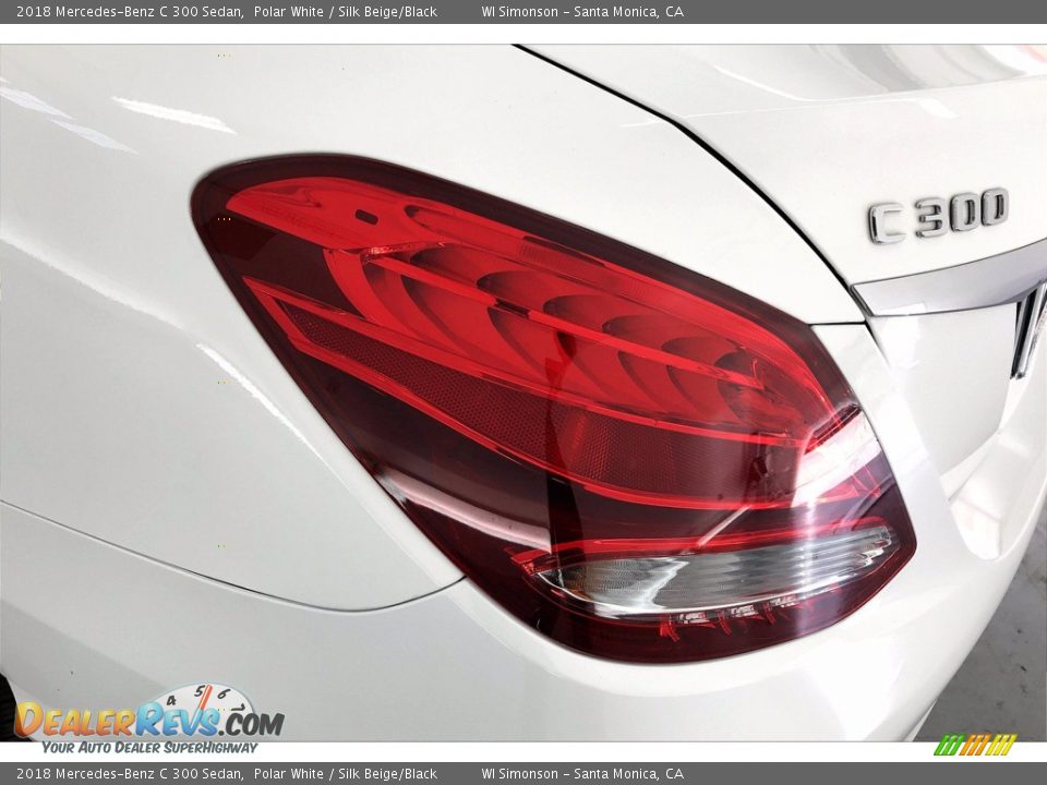 2018 Mercedes-Benz C 300 Sedan Polar White / Silk Beige/Black Photo #29