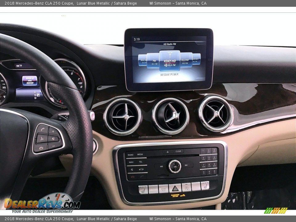2018 Mercedes-Benz CLA 250 Coupe Lunar Blue Metallic / Sahara Beige Photo #5