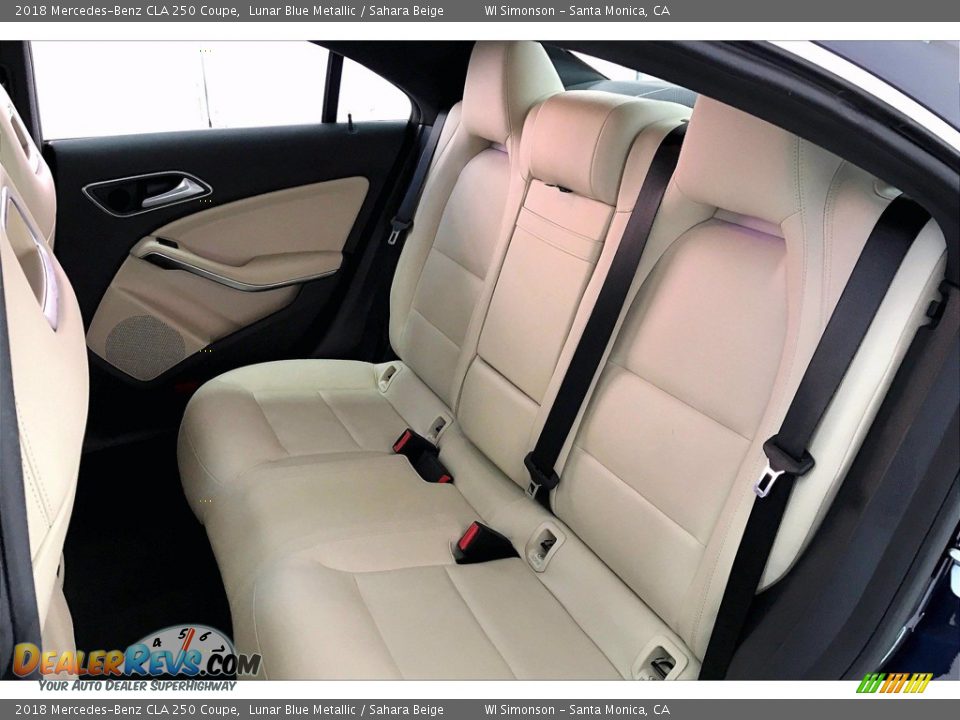 2018 Mercedes-Benz CLA 250 Coupe Lunar Blue Metallic / Sahara Beige Photo #20