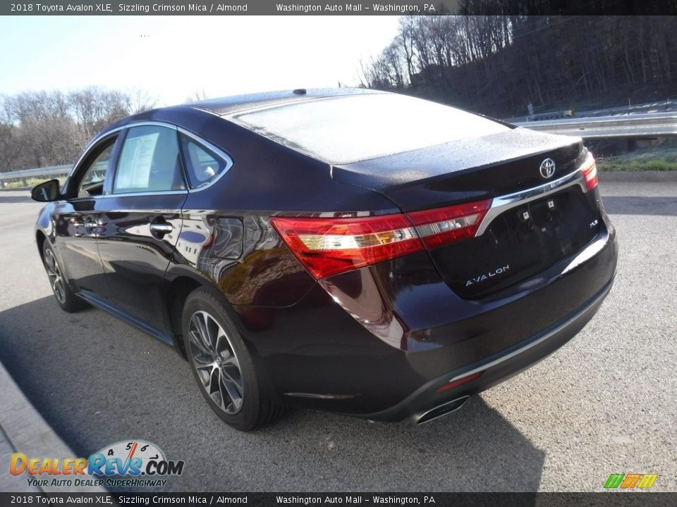 2018 Toyota Avalon XLE Sizzling Crimson Mica / Almond Photo #14