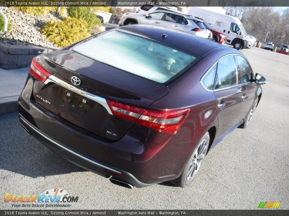 2018 Toyota Avalon XLE Sizzling Crimson Mica / Almond Photo #16