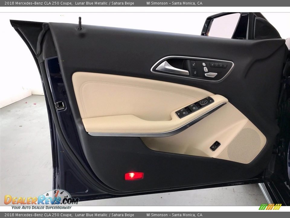 2018 Mercedes-Benz CLA 250 Coupe Lunar Blue Metallic / Sahara Beige Photo #26