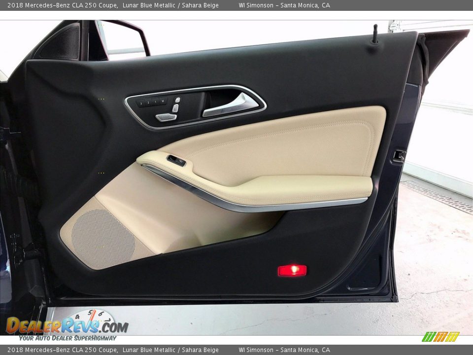 2018 Mercedes-Benz CLA 250 Coupe Lunar Blue Metallic / Sahara Beige Photo #27