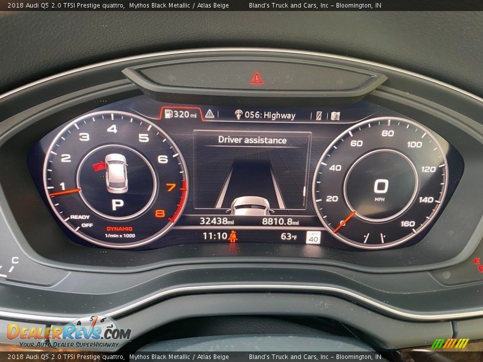 2018 Audi Q5 2.0 TFSI Prestige quattro Gauges Photo #18