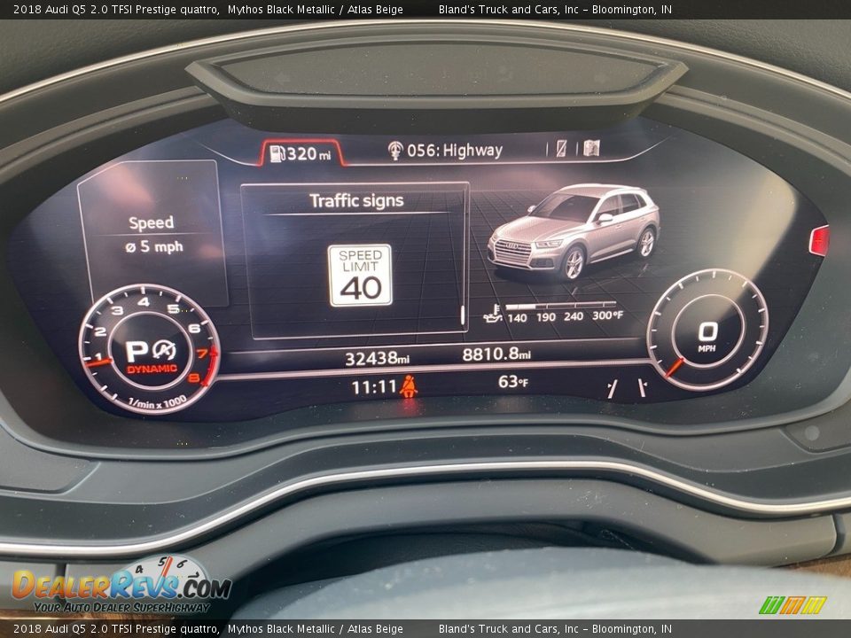 2018 Audi Q5 2.0 TFSI Prestige quattro Gauges Photo #34