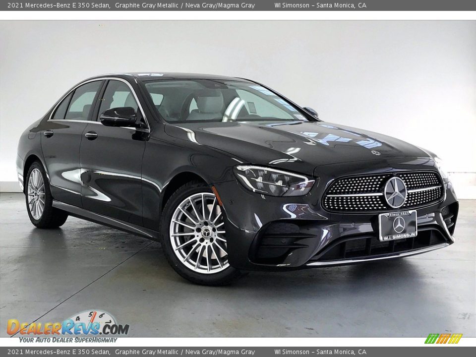 2021 Mercedes-Benz E 350 Sedan Graphite Gray Metallic / Neva Gray/Magma Gray Photo #12