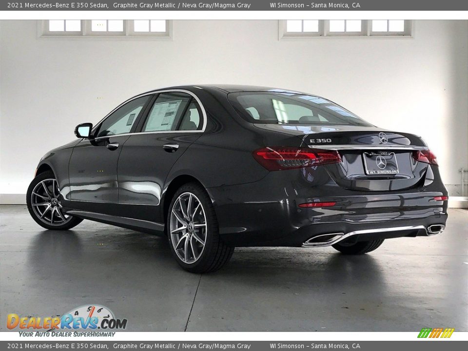 2021 Mercedes-Benz E 350 Sedan Graphite Gray Metallic / Neva Gray/Magma Gray Photo #2