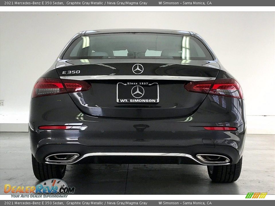 2021 Mercedes-Benz E 350 Sedan Graphite Gray Metallic / Neva Gray/Magma Gray Photo #3