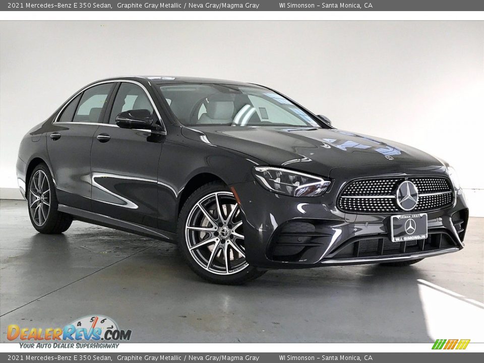 2021 Mercedes-Benz E 350 Sedan Graphite Gray Metallic / Neva Gray/Magma Gray Photo #12