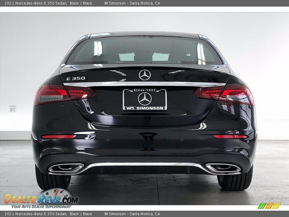 2021 Mercedes-Benz E 350 Sedan Black / Black Photo #3