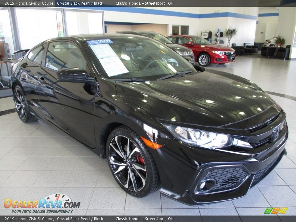 2019 Honda Civic Si Coupe Crystal Black Pearl / Black Photo #3