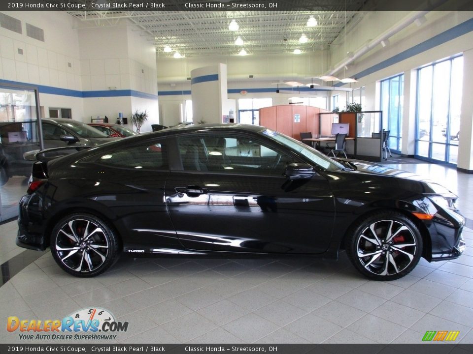 2019 Honda Civic Si Coupe Crystal Black Pearl / Black Photo #4