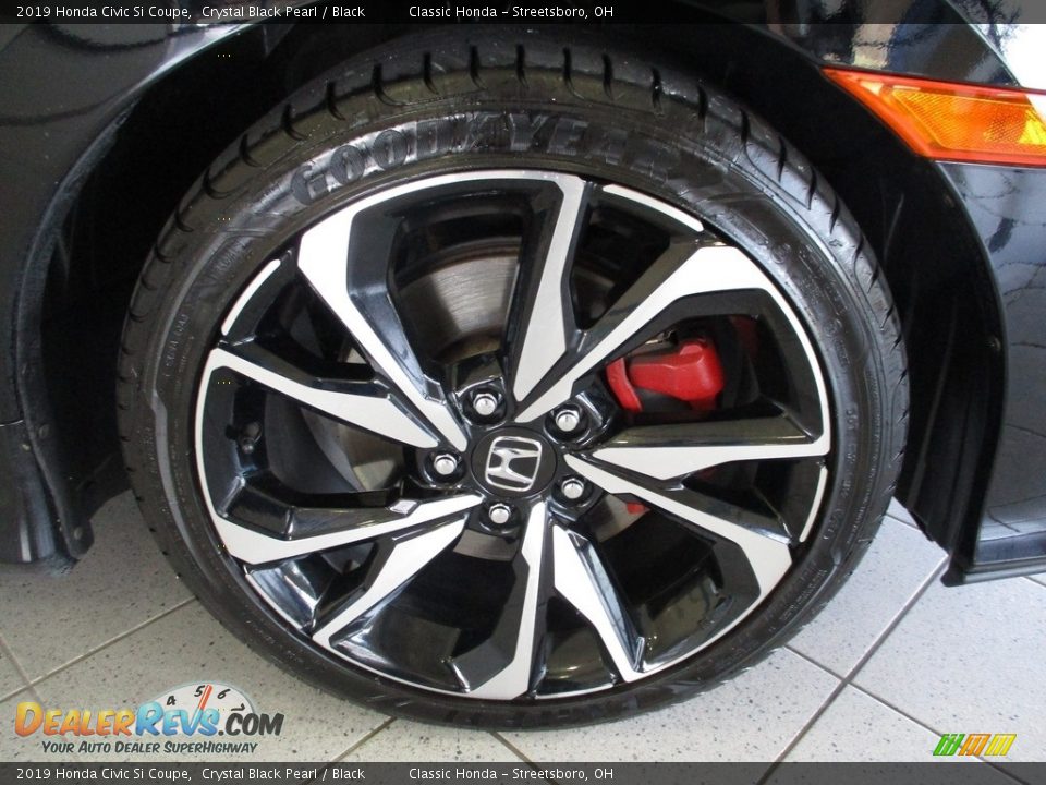2019 Honda Civic Si Coupe Crystal Black Pearl / Black Photo #5
