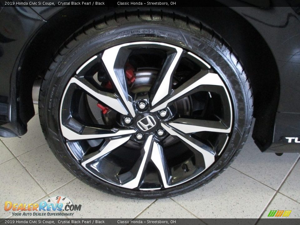 2019 Honda Civic Si Coupe Crystal Black Pearl / Black Photo #6