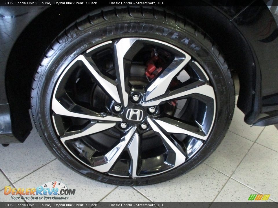 2019 Honda Civic Si Coupe Crystal Black Pearl / Black Photo #11
