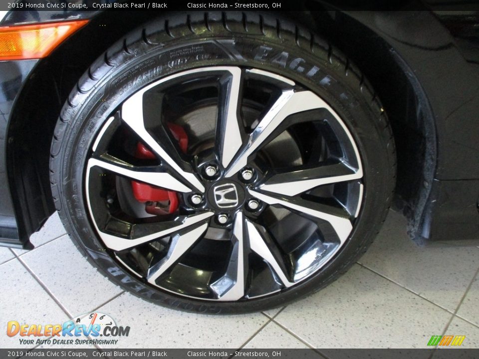 2019 Honda Civic Si Coupe Crystal Black Pearl / Black Photo #12
