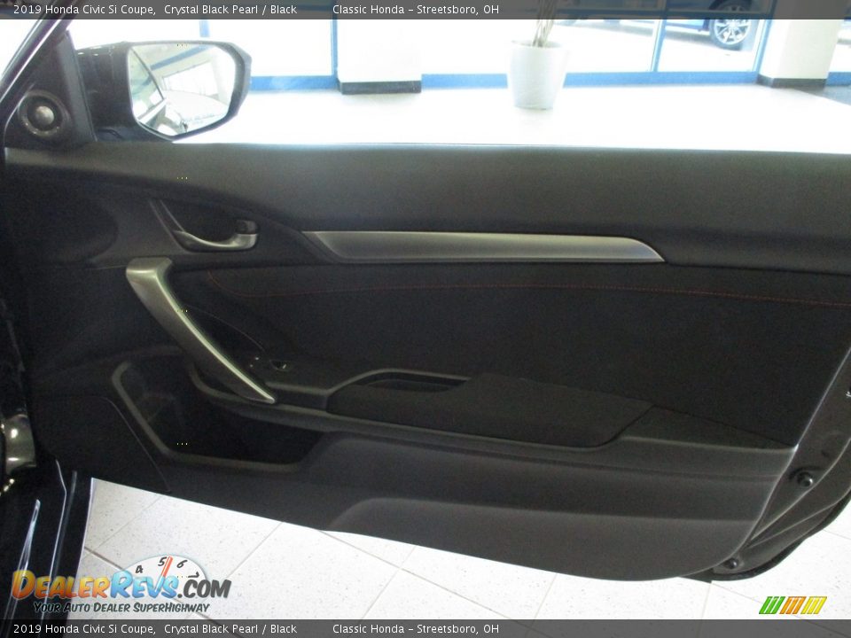 2019 Honda Civic Si Coupe Crystal Black Pearl / Black Photo #14