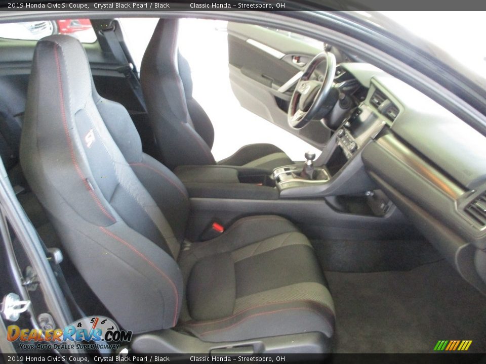 2019 Honda Civic Si Coupe Crystal Black Pearl / Black Photo #16