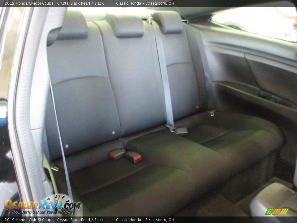 2019 Honda Civic Si Coupe Crystal Black Pearl / Black Photo #17