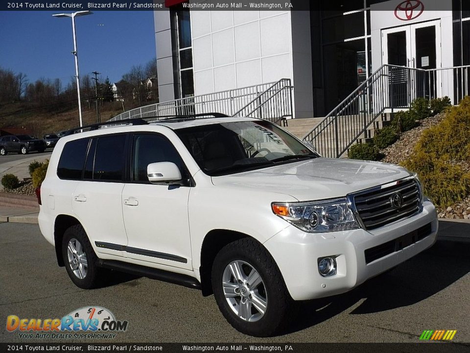 2014 Toyota Land Cruiser Blizzard Pearl / Sandstone Photo #1