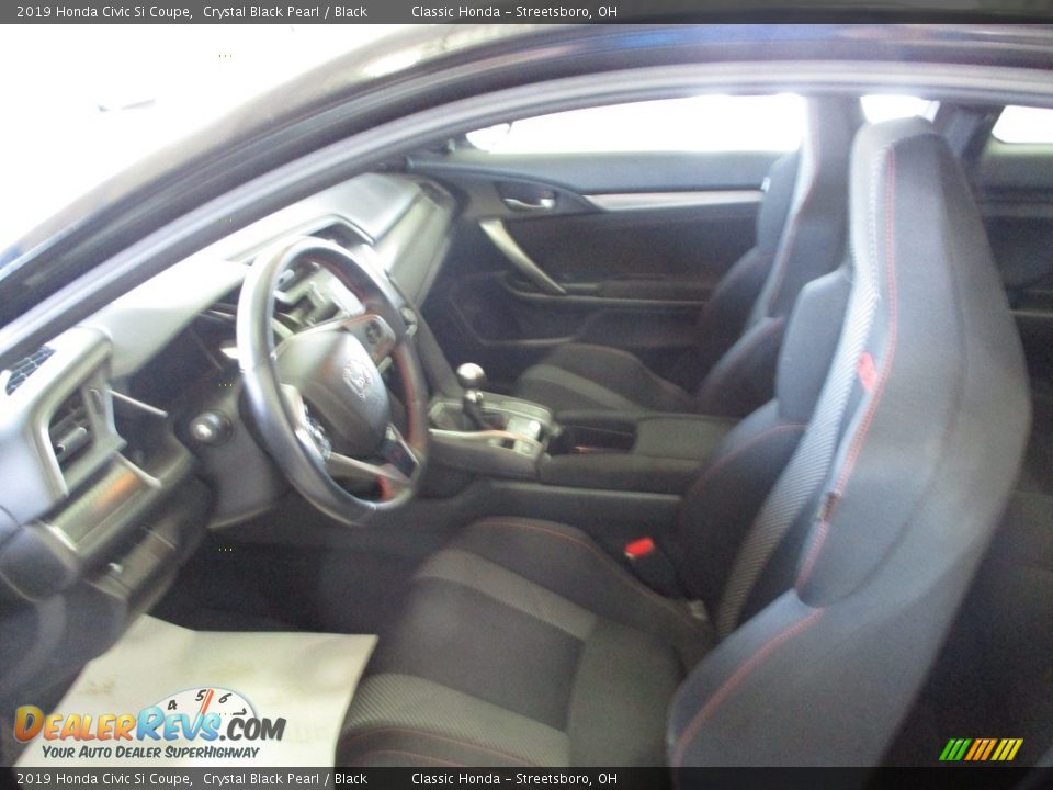 2019 Honda Civic Si Coupe Crystal Black Pearl / Black Photo #23