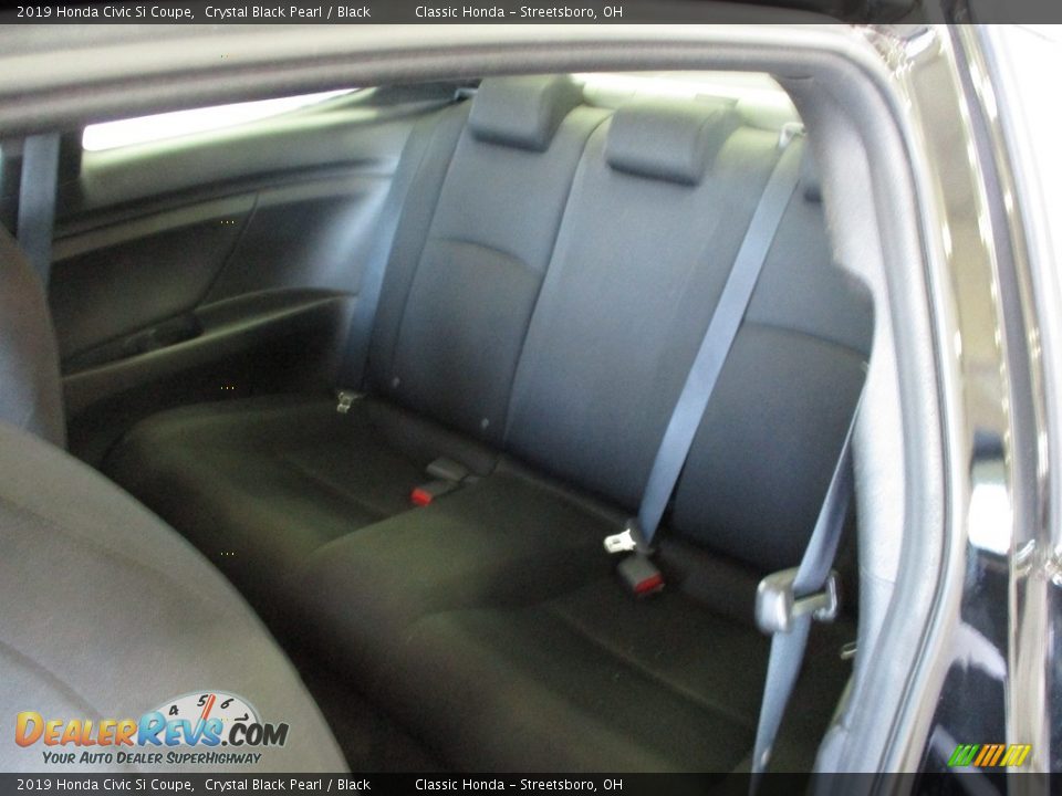 2019 Honda Civic Si Coupe Crystal Black Pearl / Black Photo #25