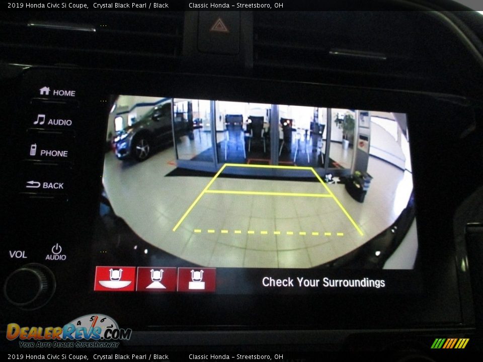 2019 Honda Civic Si Coupe Crystal Black Pearl / Black Photo #34