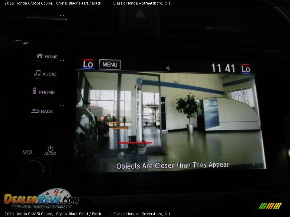 2019 Honda Civic Si Coupe Crystal Black Pearl / Black Photo #35