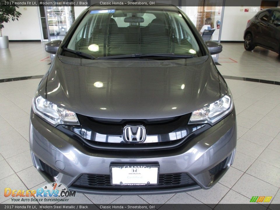 2017 Honda Fit LX Modern Steel Metallic / Black Photo #2