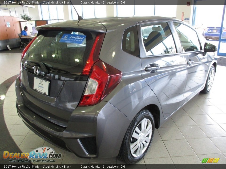 2017 Honda Fit LX Modern Steel Metallic / Black Photo #7