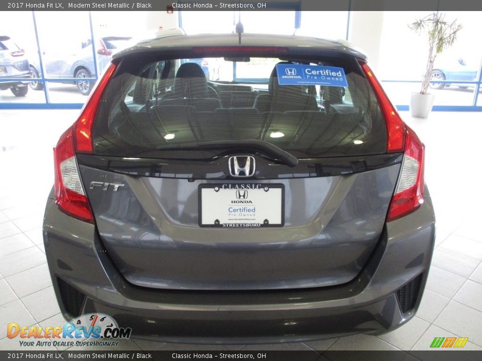 2017 Honda Fit LX Modern Steel Metallic / Black Photo #8