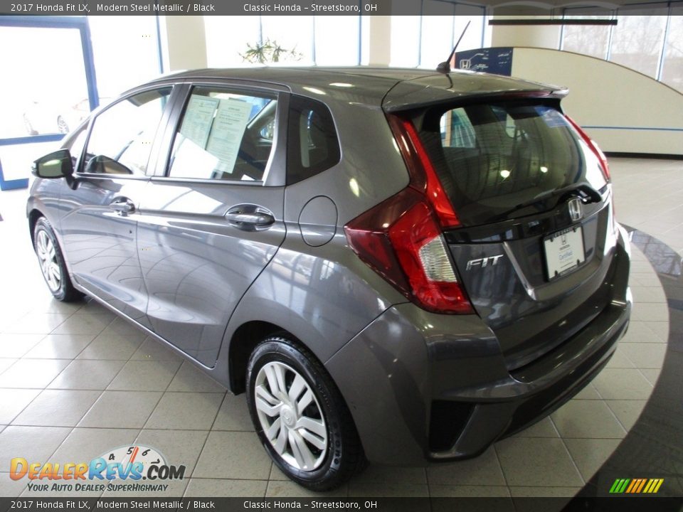 2017 Honda Fit LX Modern Steel Metallic / Black Photo #9