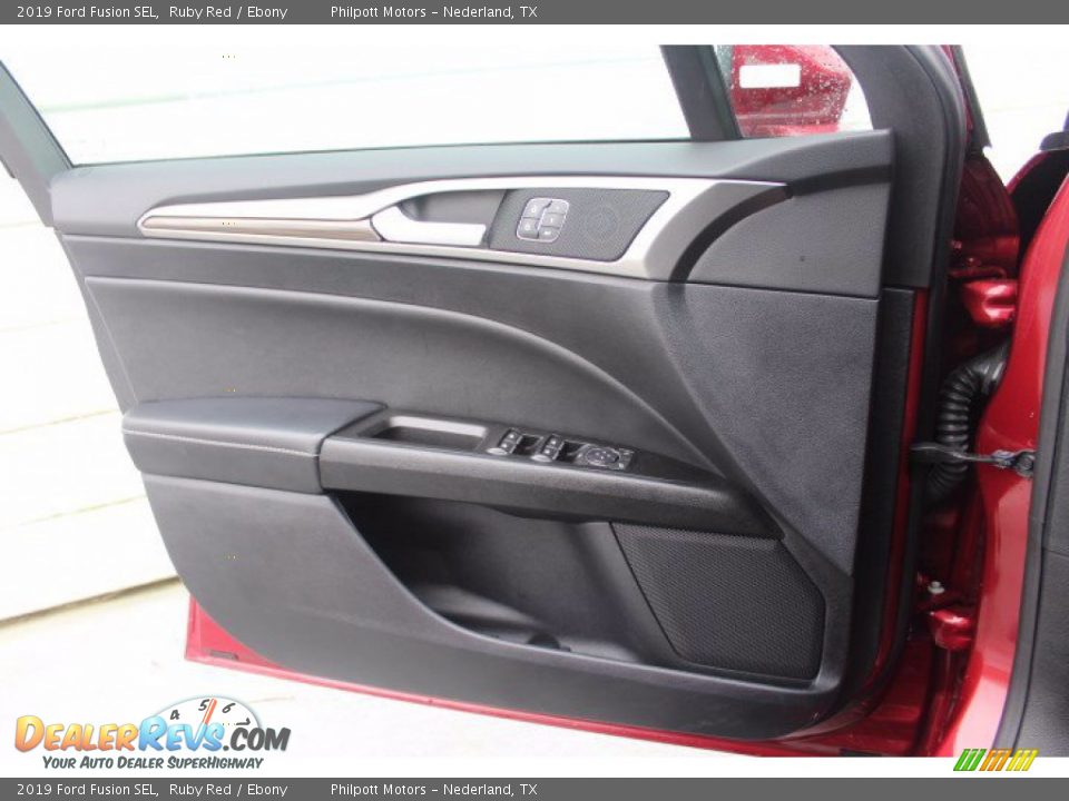 2019 Ford Fusion SEL Ruby Red / Ebony Photo #10
