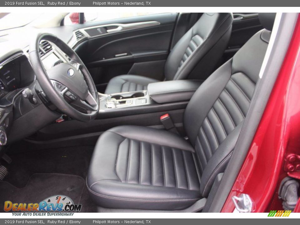 2019 Ford Fusion SEL Ruby Red / Ebony Photo #11