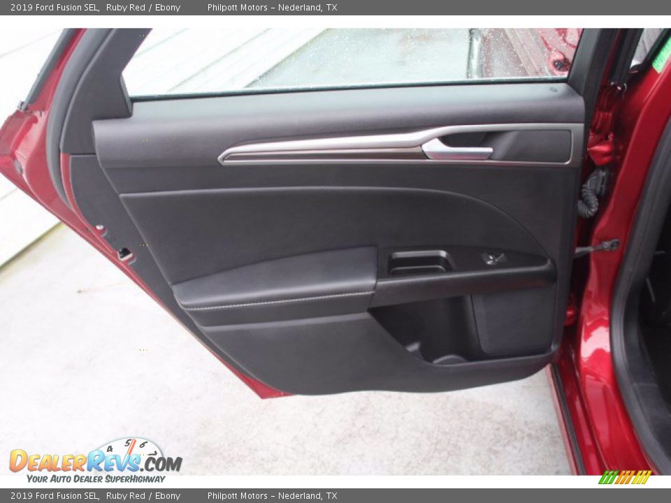 2019 Ford Fusion SEL Ruby Red / Ebony Photo #20