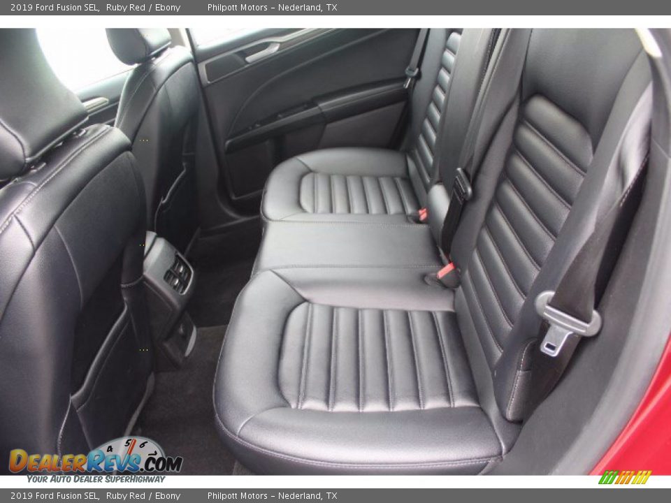 2019 Ford Fusion SEL Ruby Red / Ebony Photo #21