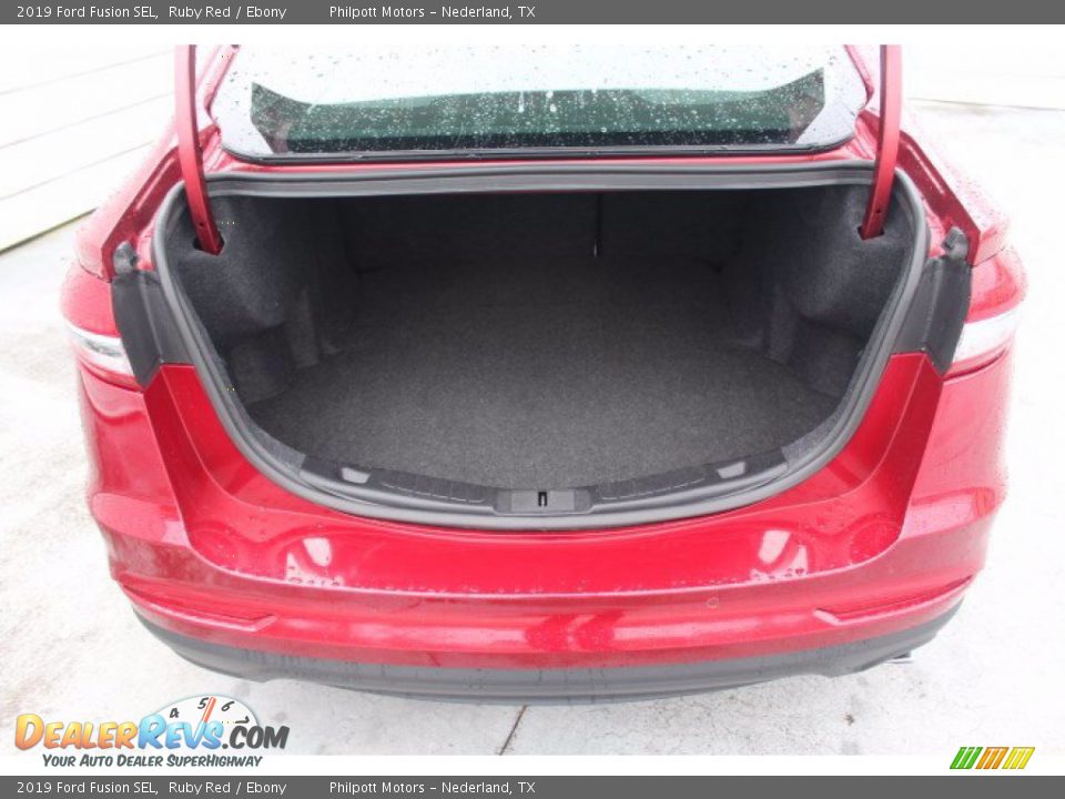 2019 Ford Fusion SEL Ruby Red / Ebony Photo #24