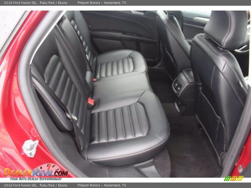 2019 Ford Fusion SEL Ruby Red / Ebony Photo #26