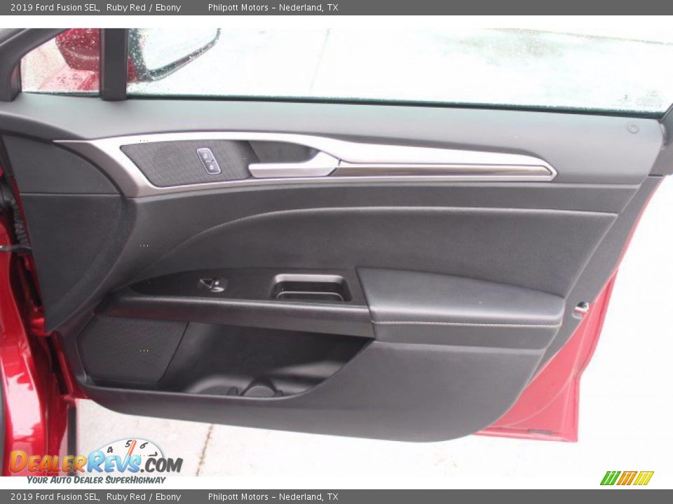 2019 Ford Fusion SEL Ruby Red / Ebony Photo #27