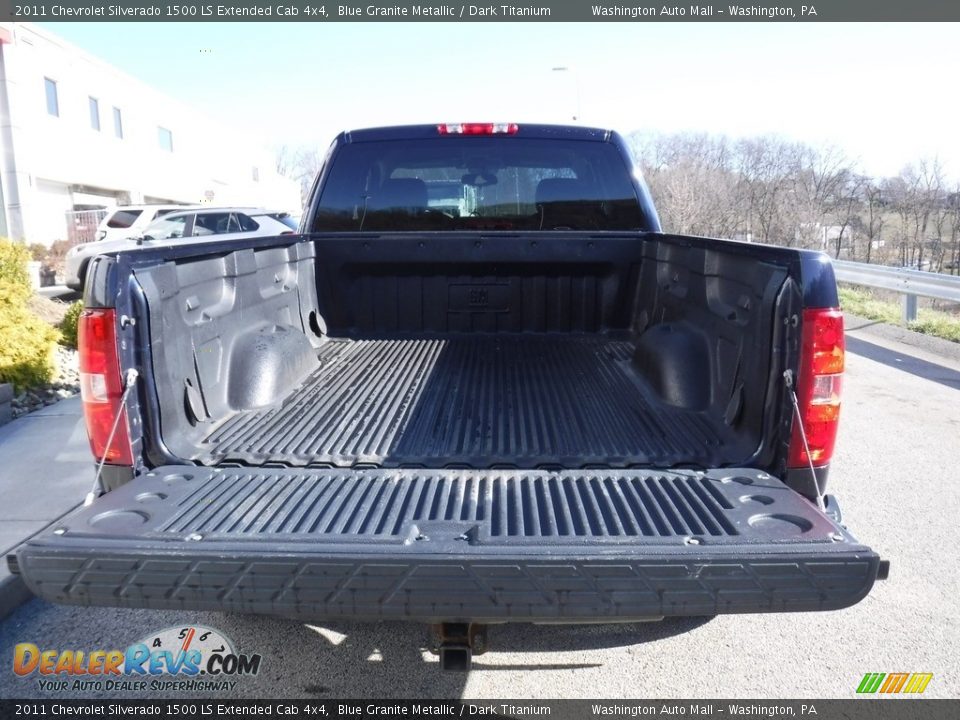 2011 Chevrolet Silverado 1500 LS Extended Cab 4x4 Blue Granite Metallic / Dark Titanium Photo #15