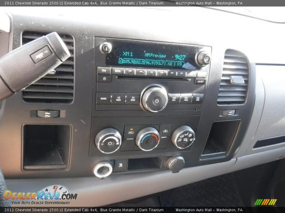 2011 Chevrolet Silverado 1500 LS Extended Cab 4x4 Blue Granite Metallic / Dark Titanium Photo #21