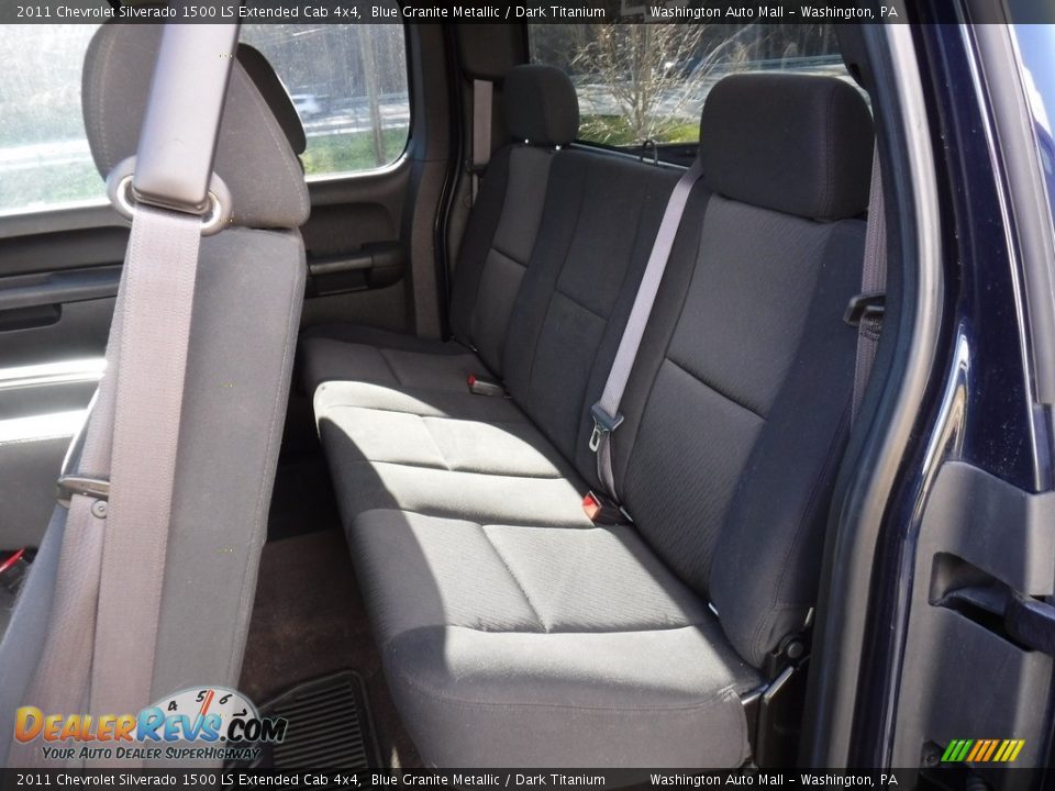 2011 Chevrolet Silverado 1500 LS Extended Cab 4x4 Blue Granite Metallic / Dark Titanium Photo #24