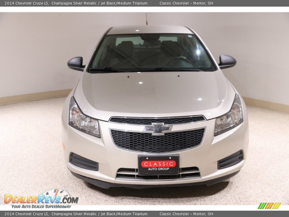 2014 Chevrolet Cruze LS Champagne Silver Metallic / Jet Black/Medium Titanium Photo #2