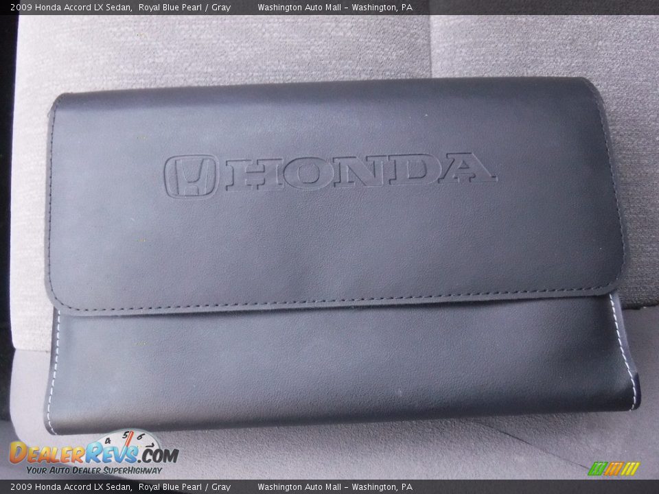 2009 Honda Accord LX Sedan Royal Blue Pearl / Gray Photo #22