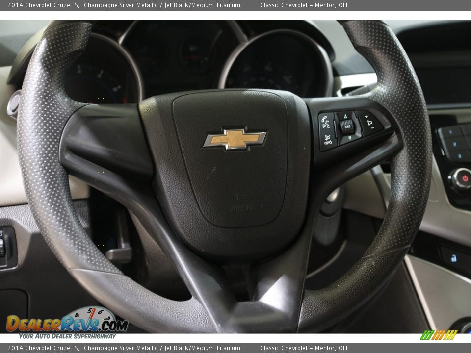 2014 Chevrolet Cruze LS Champagne Silver Metallic / Jet Black/Medium Titanium Photo #7