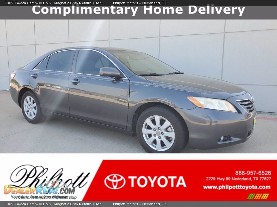 2009 Toyota Camry XLE V6 Magnetic Gray Metallic / Ash Photo #1