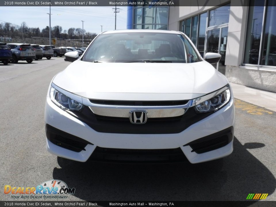 2018 Honda Civic EX Sedan White Orchid Pearl / Black Photo #5