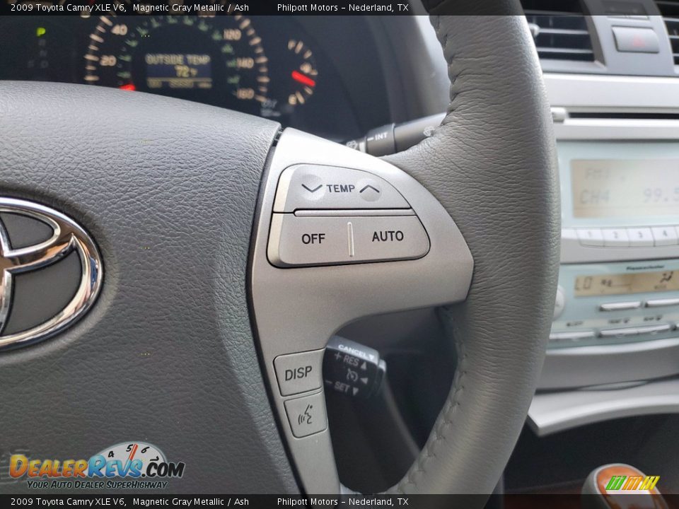 2009 Toyota Camry XLE V6 Magnetic Gray Metallic / Ash Photo #17
