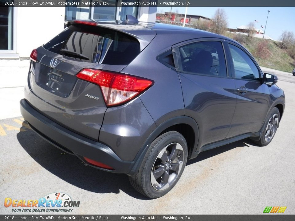 Modern Steel Metallic 2018 Honda HR-V EX AWD Photo #10