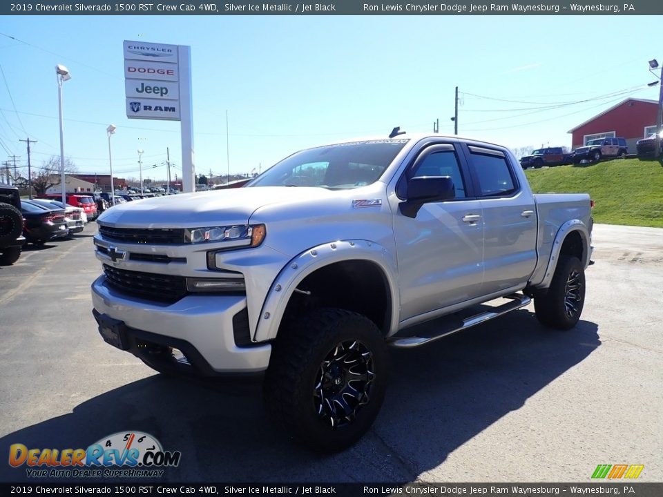 2019 Chevrolet Silverado 1500 RST Crew Cab 4WD Silver Ice Metallic / Jet Black Photo #1